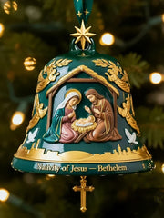 Nativity Of Jesus Christmas Bell Ornament