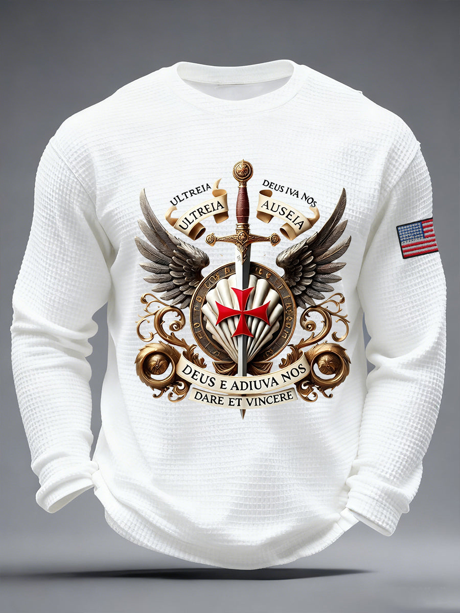 Men's Armor Of God Waffle Long Sleeve T-Shirt