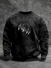 Men's Animal Art Crew Neck Sweatshirt