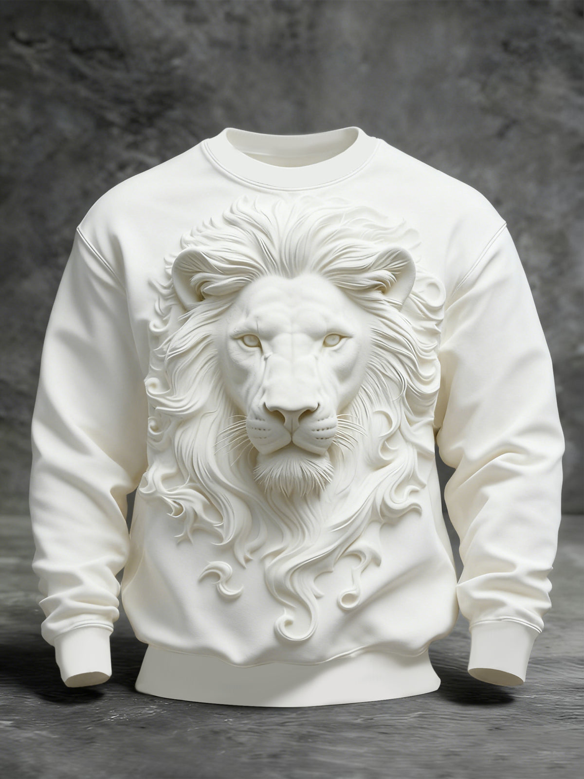 Men's Animal Art Crew Neck Sweatshirt