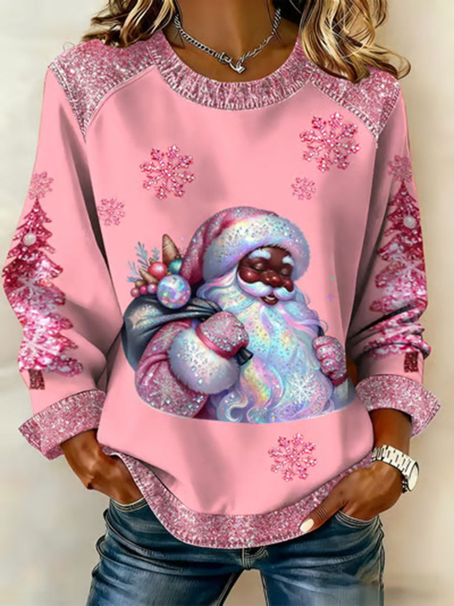 Women's Christmas Printed Casual Top