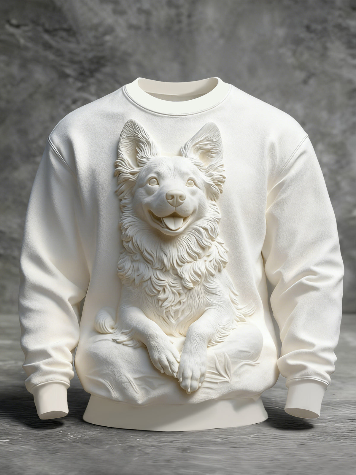 Men's Animal Art Crew Neck Sweatshirt