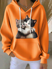 Women’s Cut Cat Hoodie
