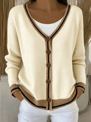 Women's Vintage Horse Pattern Cozy Knit Cardigan