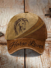 Horse Art Print Casual Unisex Hat