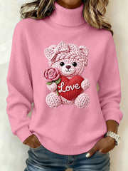 Women's LOVE Print Casual Top