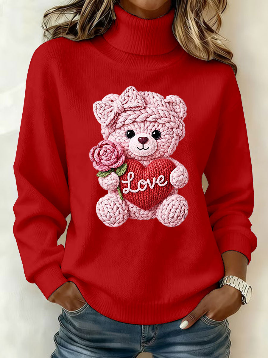 Women's LOVE Print Casual Top