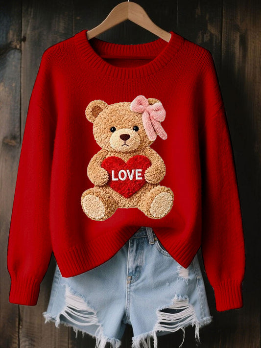 Women's LOVE Print Casual Top