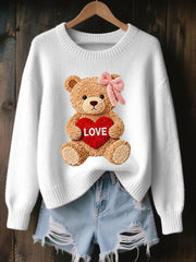 Women's LOVE Print Casual Top