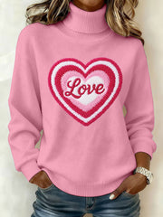 Women's LOVE Print Casual Top